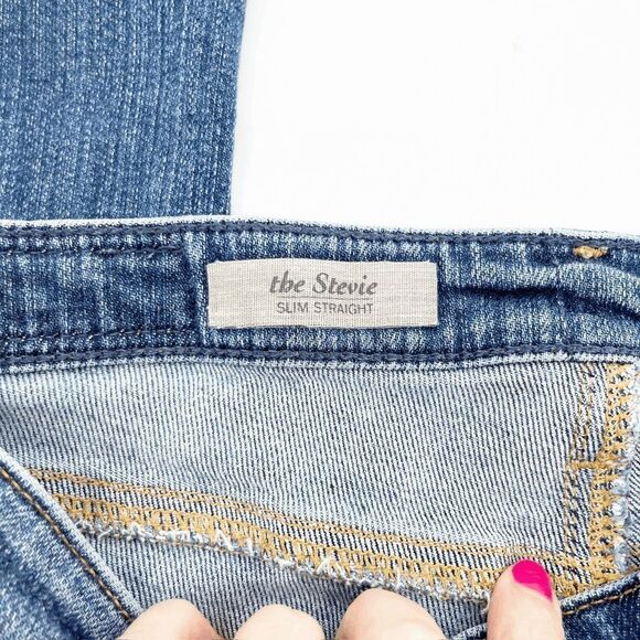 Adriano Goldschmied The Stevie Slim Straight Ankle Denim Jeans Women's Size 25R - Picture 5 of 5